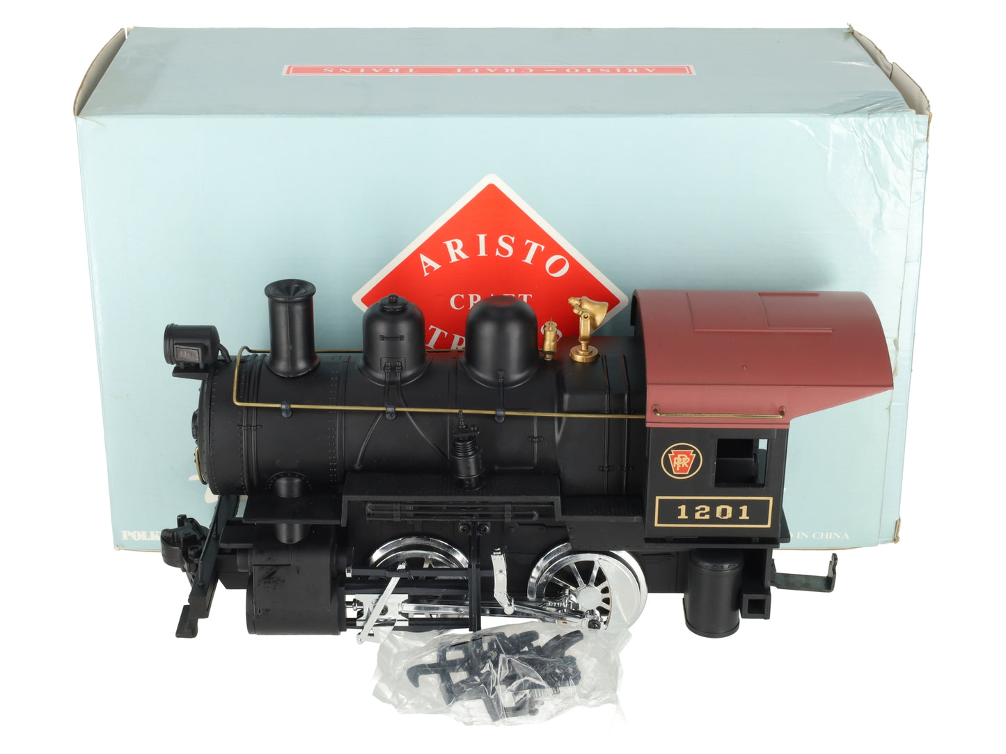 Aristo-Craft 21201 G Gauge Pennsylvania 0-4-0 Steam Locomotive EX/Box