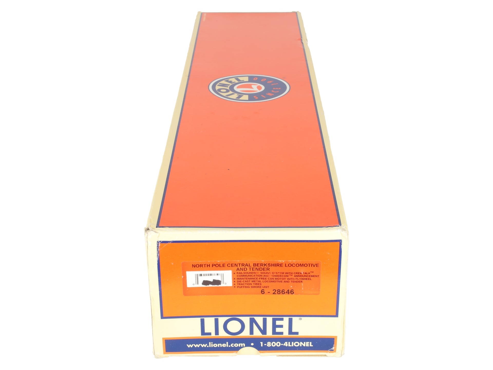 Lionel 6-28646 O North Pole Central Lines 2-8-4 Berkshire Steam Locomotive #1900 EX/Box