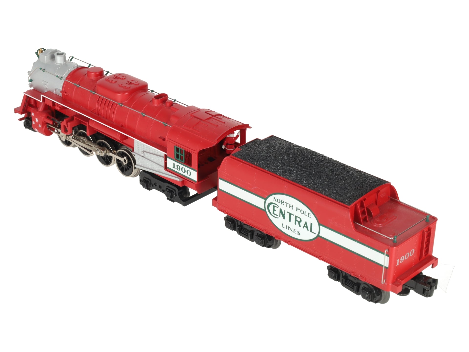 Lionel 6-28646 O North Pole Central Lines 2-8-4 Berkshire Steam Locomotive #1900 EX/Box