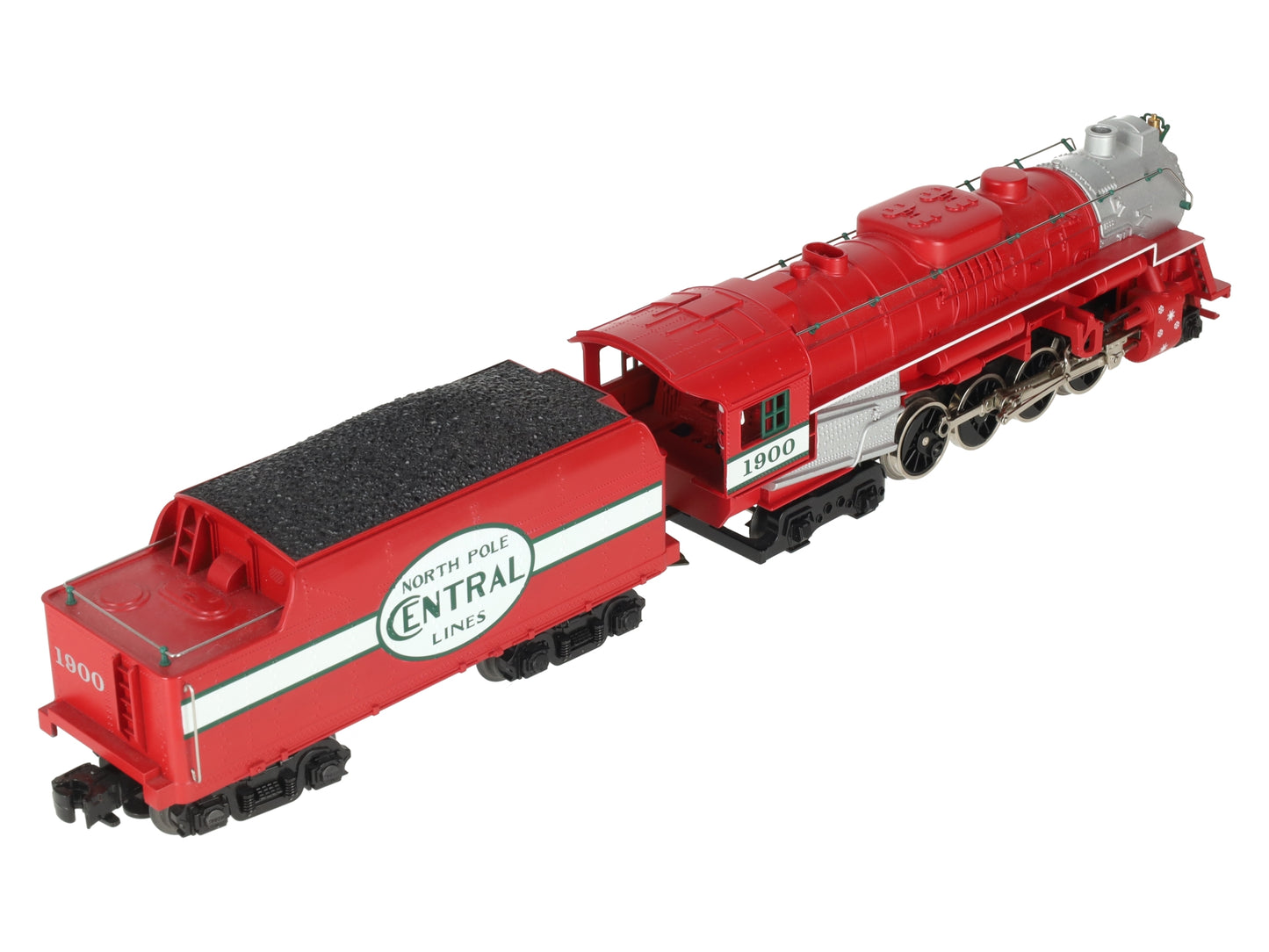 Lionel 6-28646 O North Pole Central Lines 2-8-4 Berkshire Steam Locomotive #1900 EX/Box