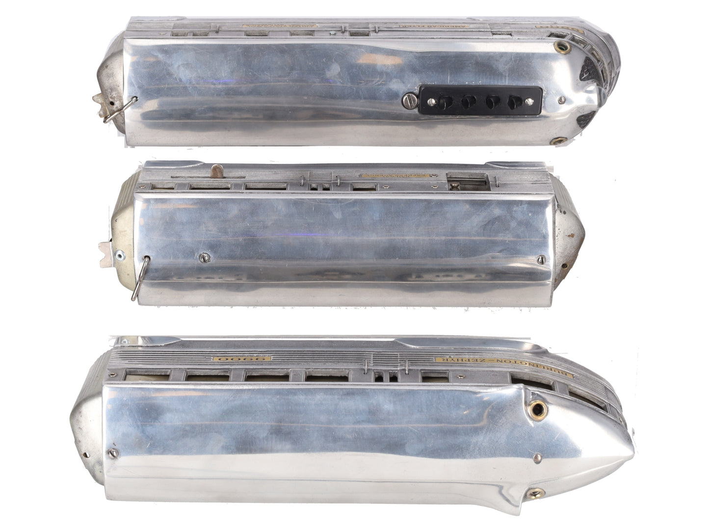 American Flyer 9910 Vintage O  Streamliner Zephyr Power Car Set VG