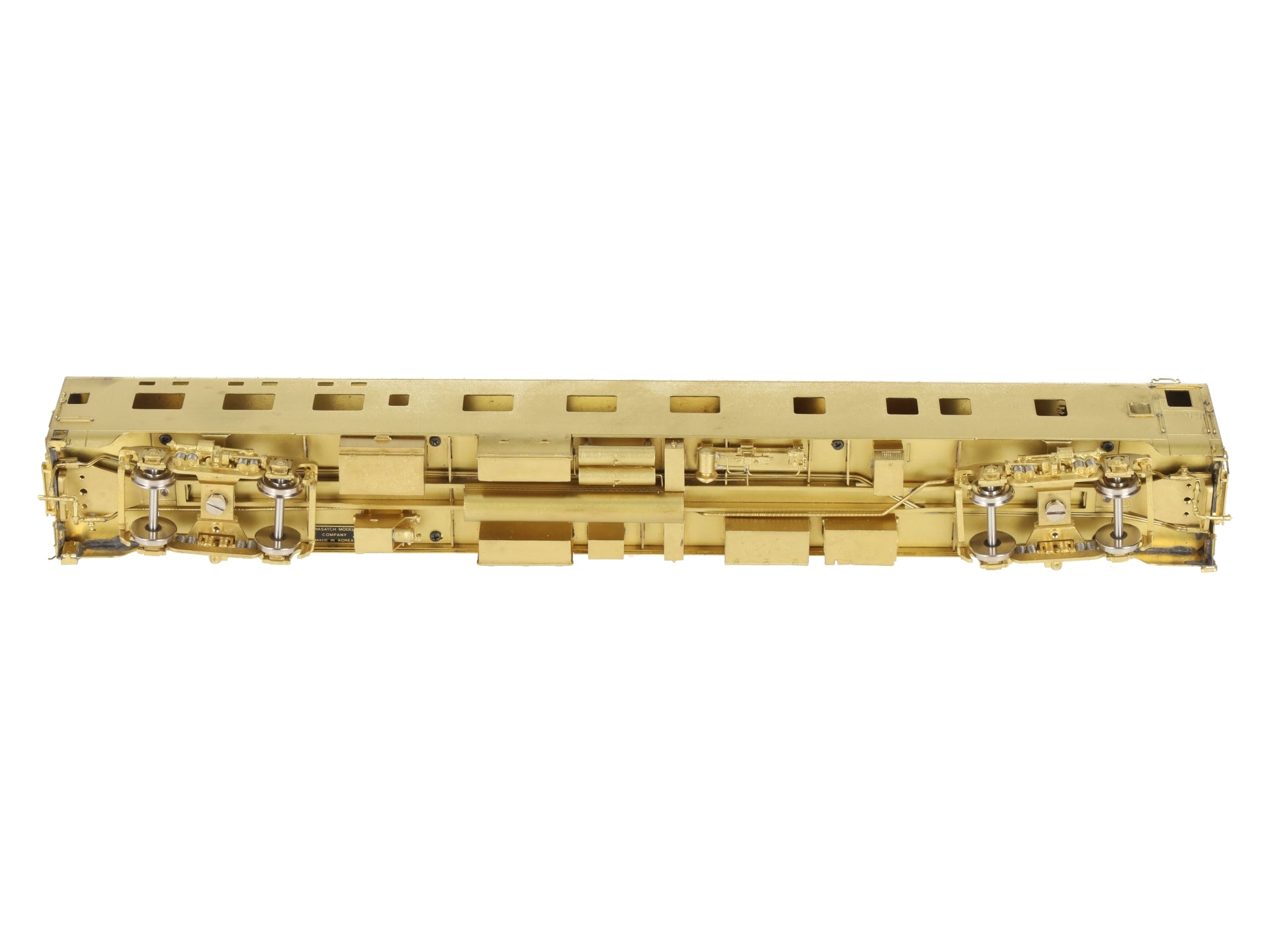 Wasatch HO BRASS Union Pacific Plan 4099 4-6-6 American Sleeper Car- Unpainted EX/Box