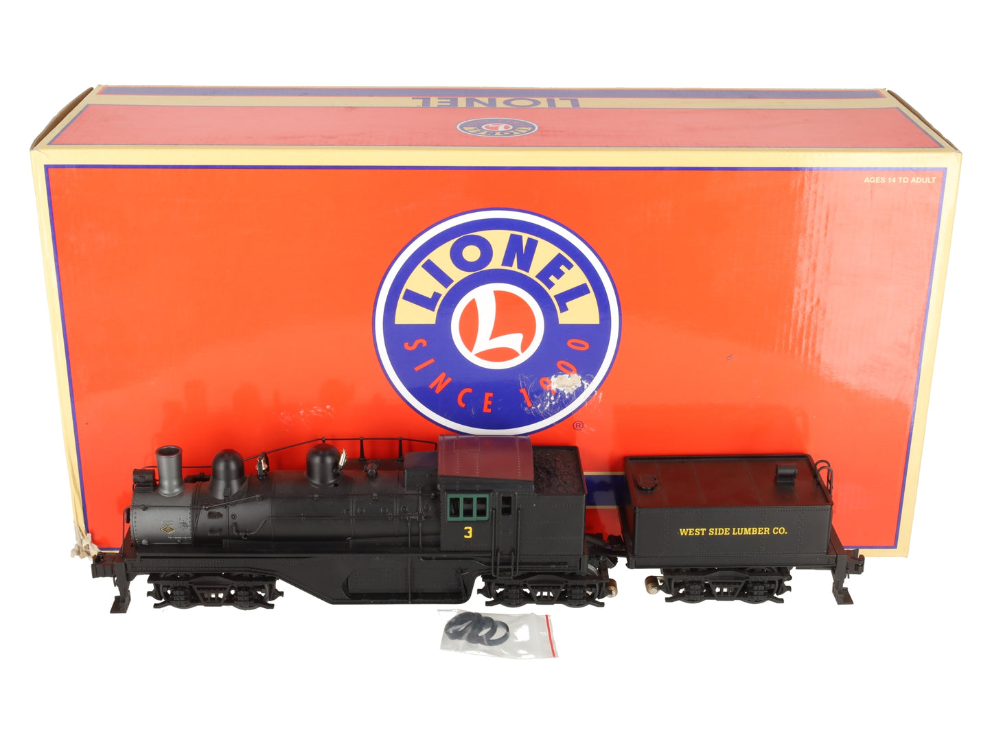 Lionel 6-84240 O West Side Lumber 3-Truck Shay Steam Locomotive #3 LN/Box