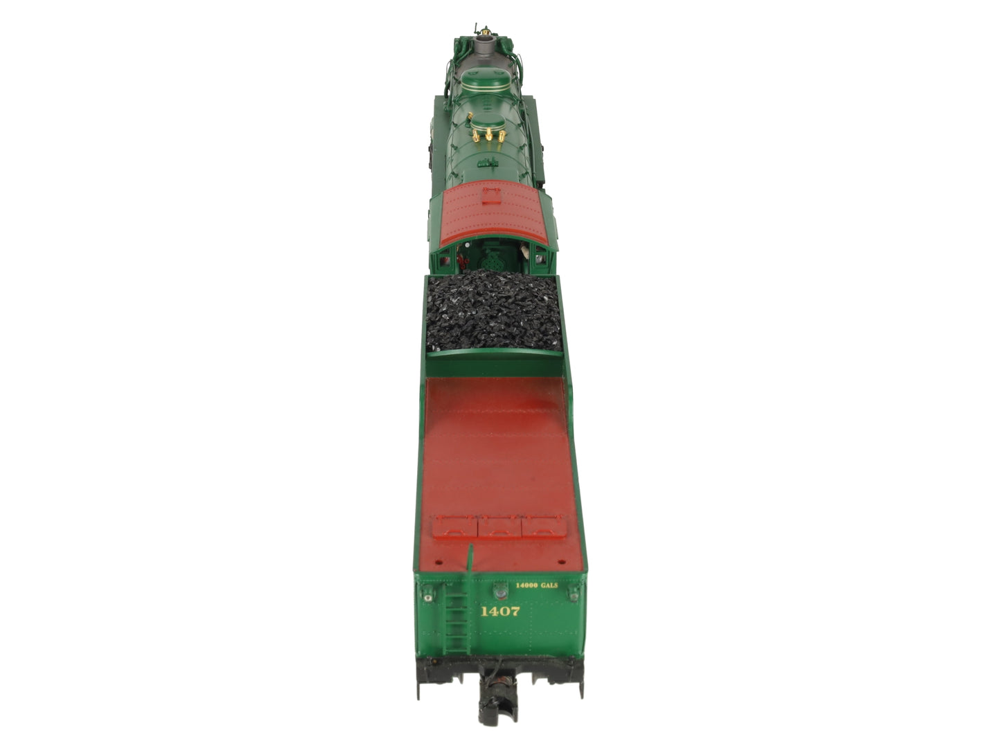 MTH 20-3466-1 O Gauge Southern (Green) 4-6-2 Ps-4 Steam Engine #1407 w/PS3 VG/Box