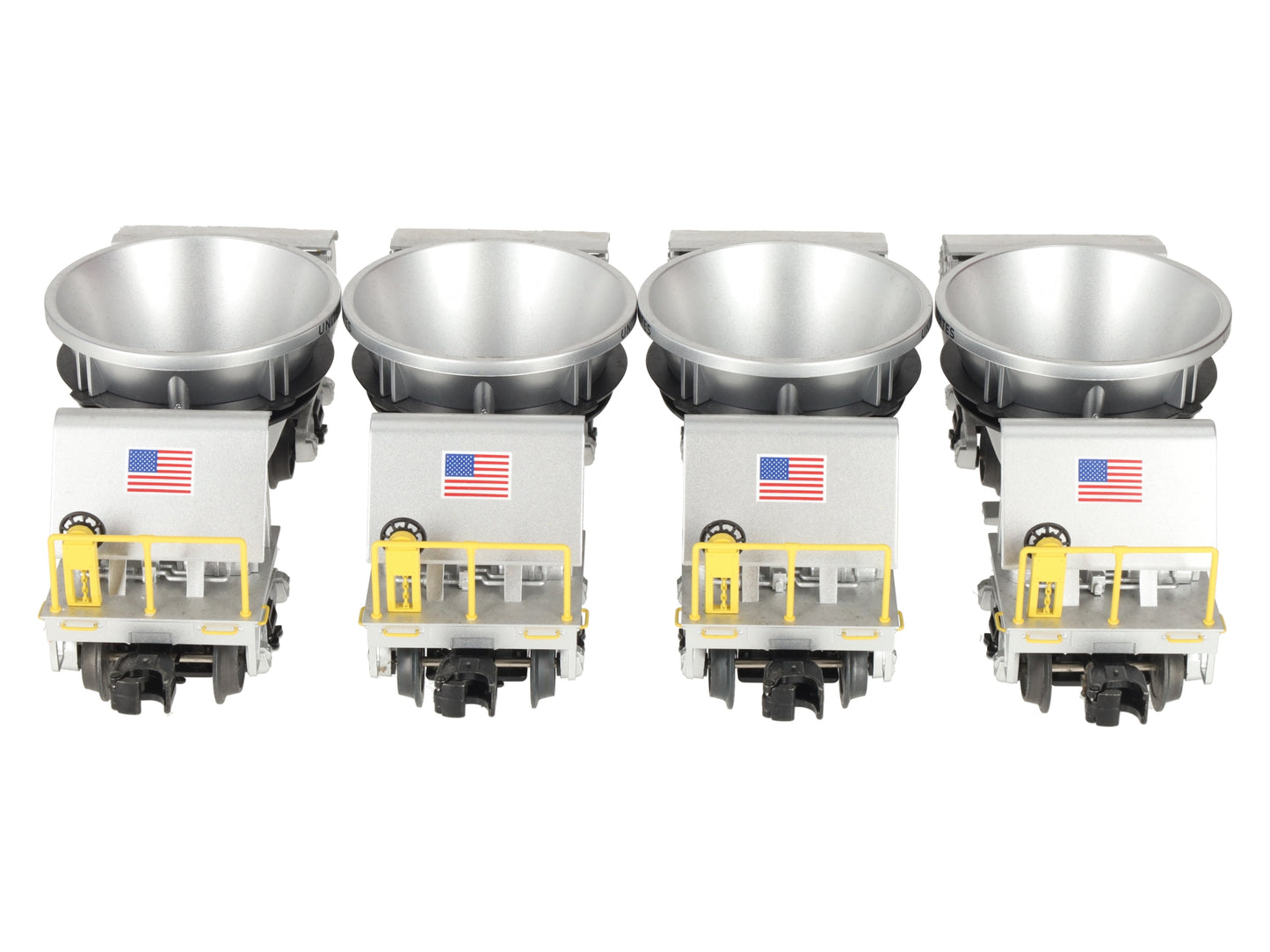 MTH 30-70101 O Gauge United States 4-Car Slag Car Set (Set of 4) LN