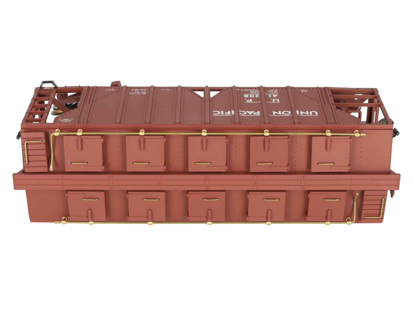 Aristo-Craft 41208 G Scale Union Pacific 2 Bay Covered Hopper - Metal Wheels LN/Box
