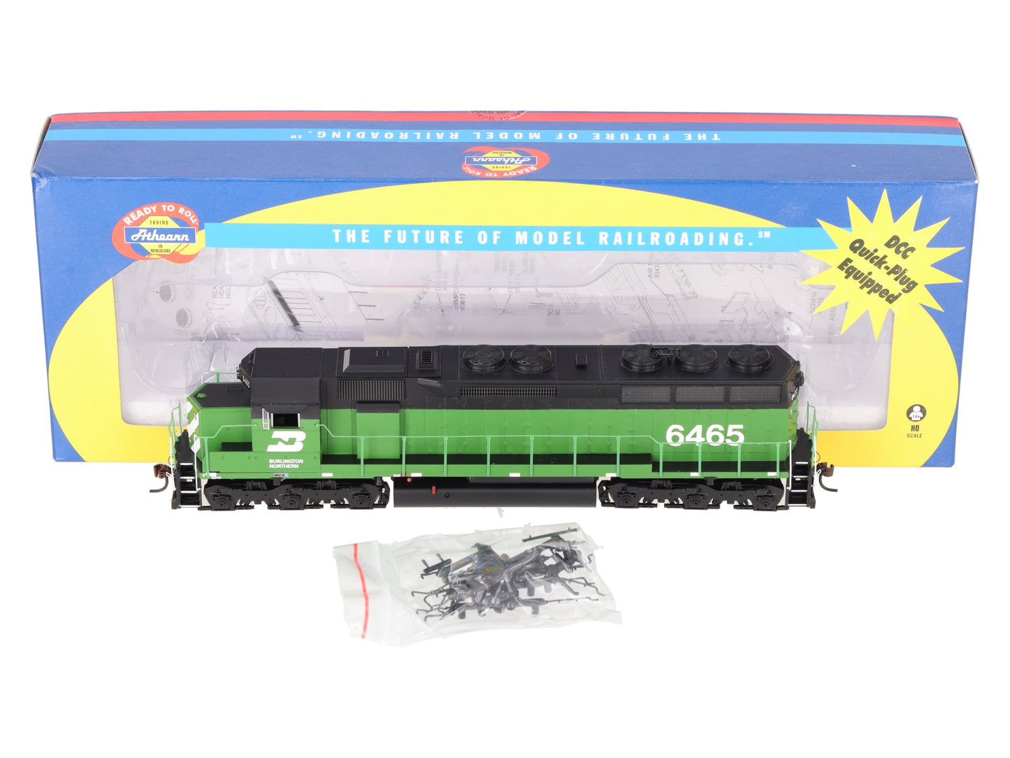 Athearn 95382 HO Scale Burlington Northern SD45 Diesel Locomotive #6465 LN/Box