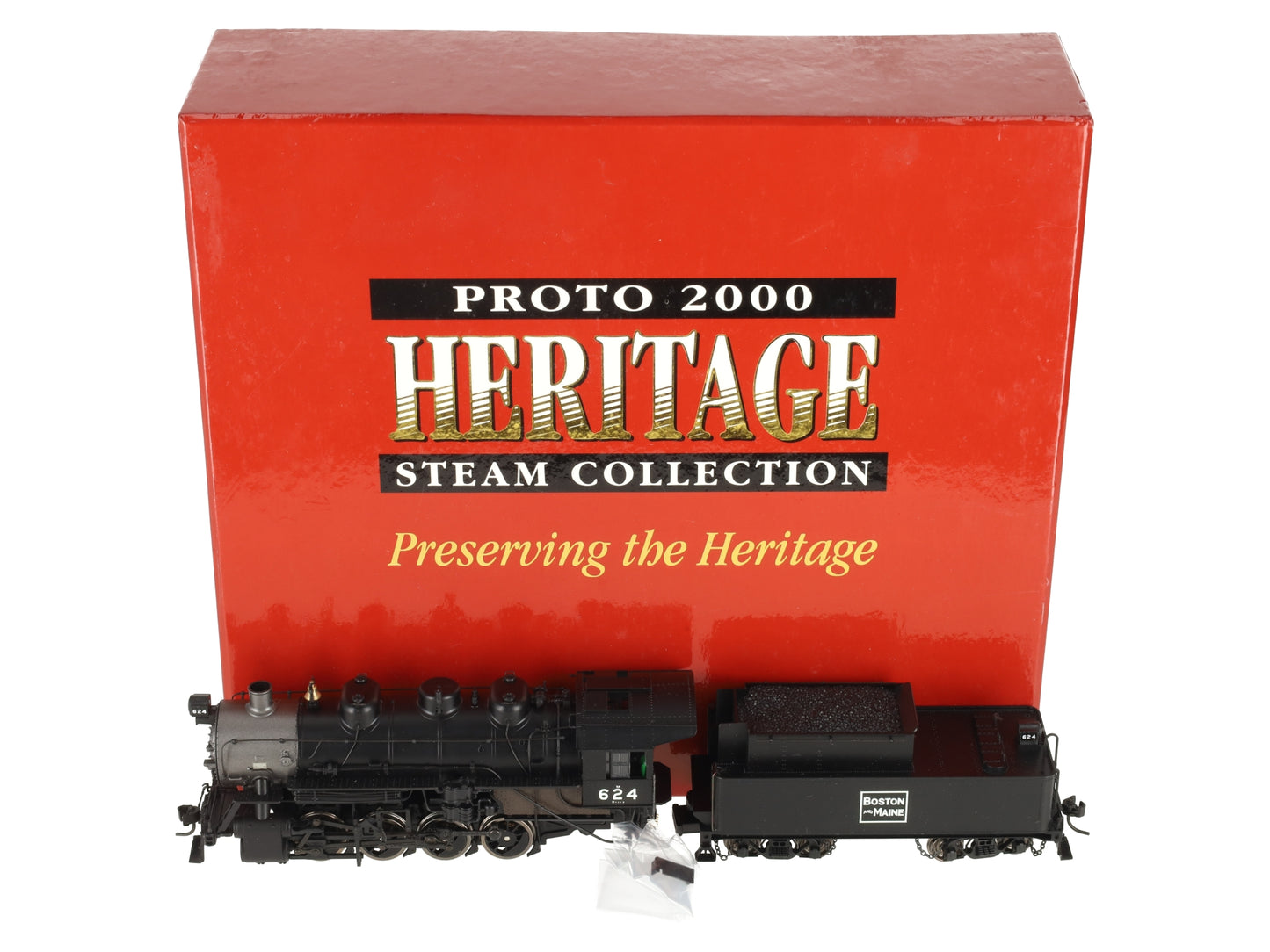 Proto 2000 23305 HO Gauge Boston & Maine USRA 0-8-0 Steam Locomotive #624 EX/Box