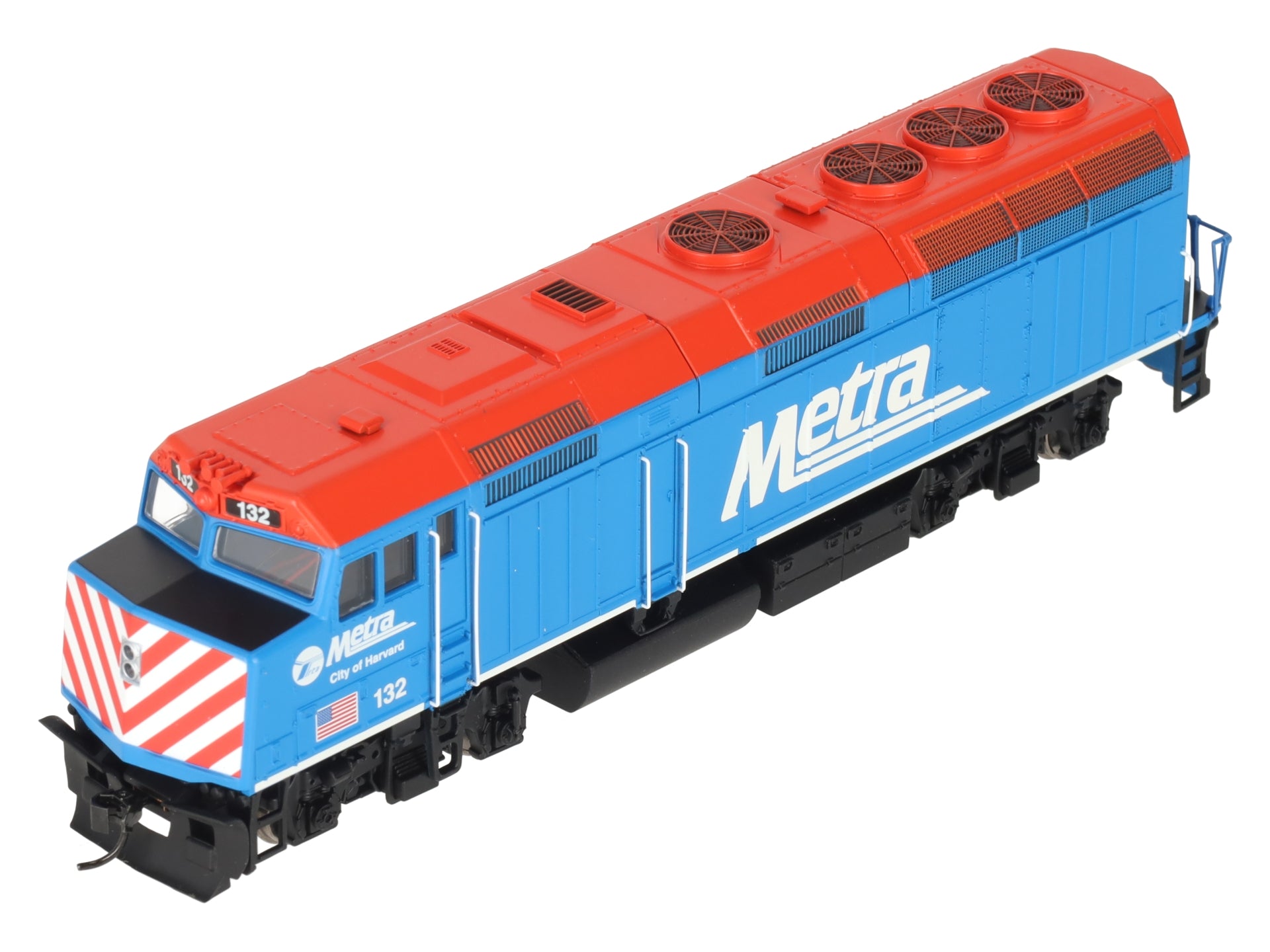 Walthers 910-19460 HO Scale Metra EMD F40PH Locomotive w/Sound & DCC #132 LN/Box