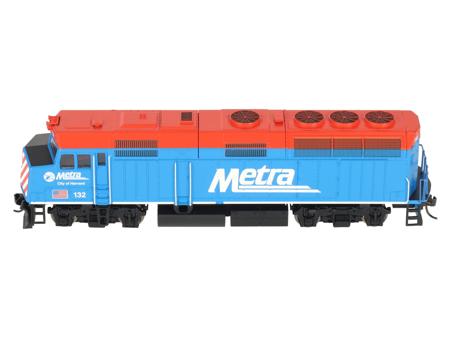 Walthers 910-19460 HO Scale Metra EMD F40PH Locomotive w/Sound & DCC #132 LN/Box