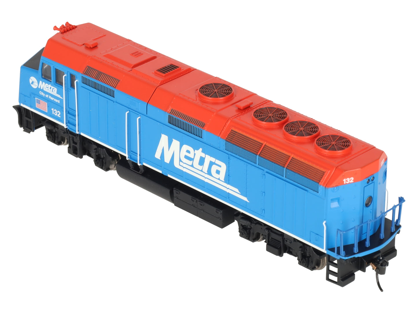 Walthers 910-19460 HO Scale Metra EMD F40PH Locomotive w/Sound & DCC #132 LN/Box