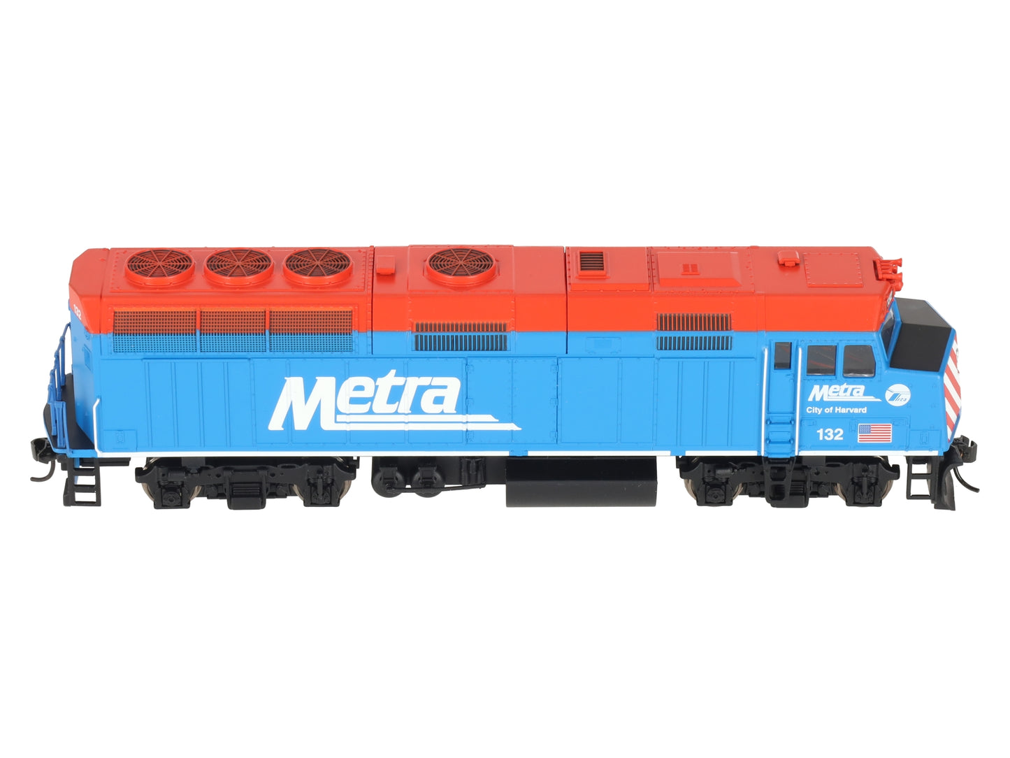 Walthers 910-19460 HO Scale Metra EMD F40PH Locomotive w/Sound & DCC #132 LN/Box