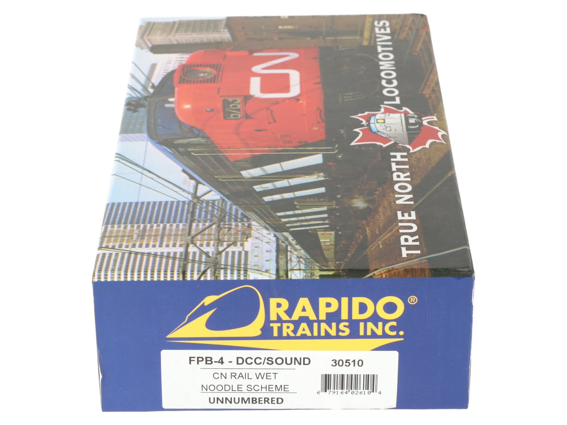 Rapido Trains 30510 HO Canadian National MLW FPB4 Locomotive with Sound & DCC EX/Box