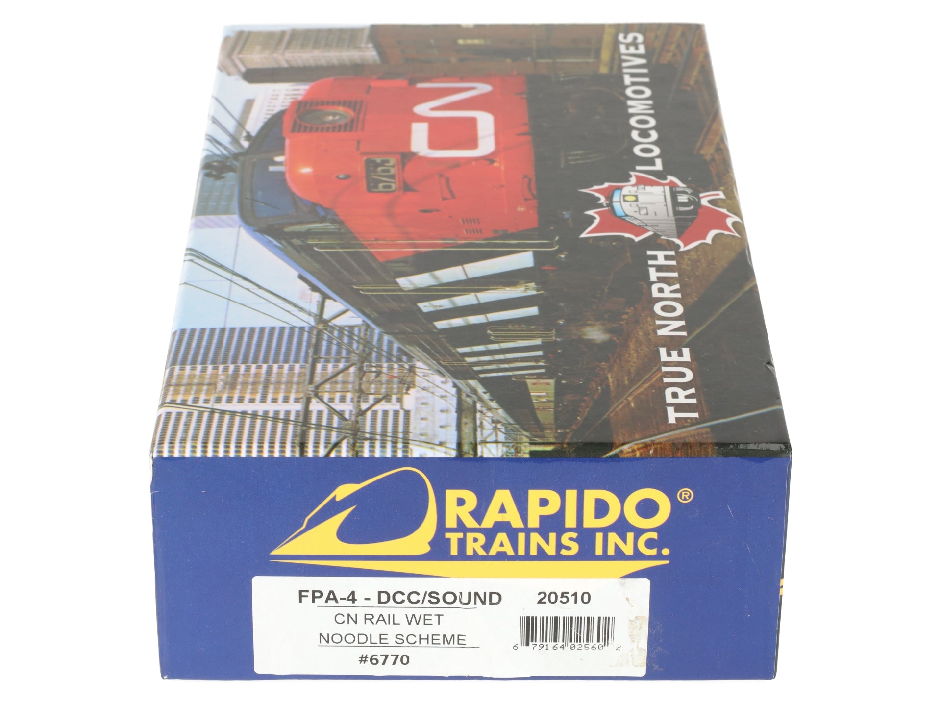 Rapido Trains 20510 HO Scale CN Rail FPA-4 Diesel Locomotive w/ DCC &Sound #6770 LN/Box