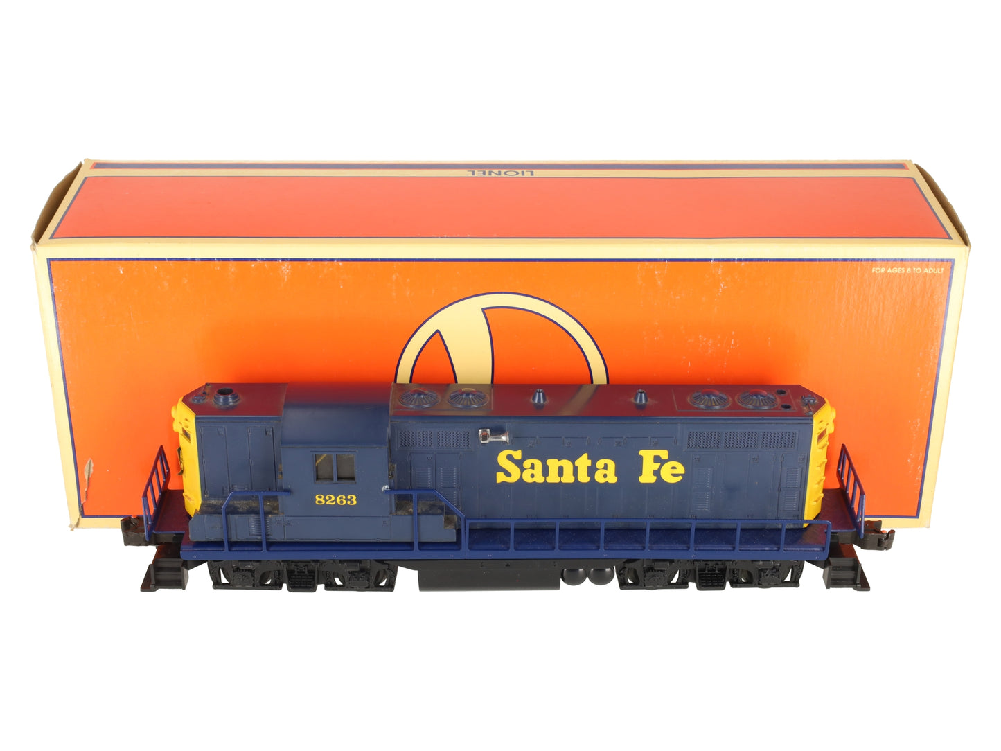 Lionel 6-18573 O Gauge Santa Fe GP9 Diesel Locomotive #8263/Box