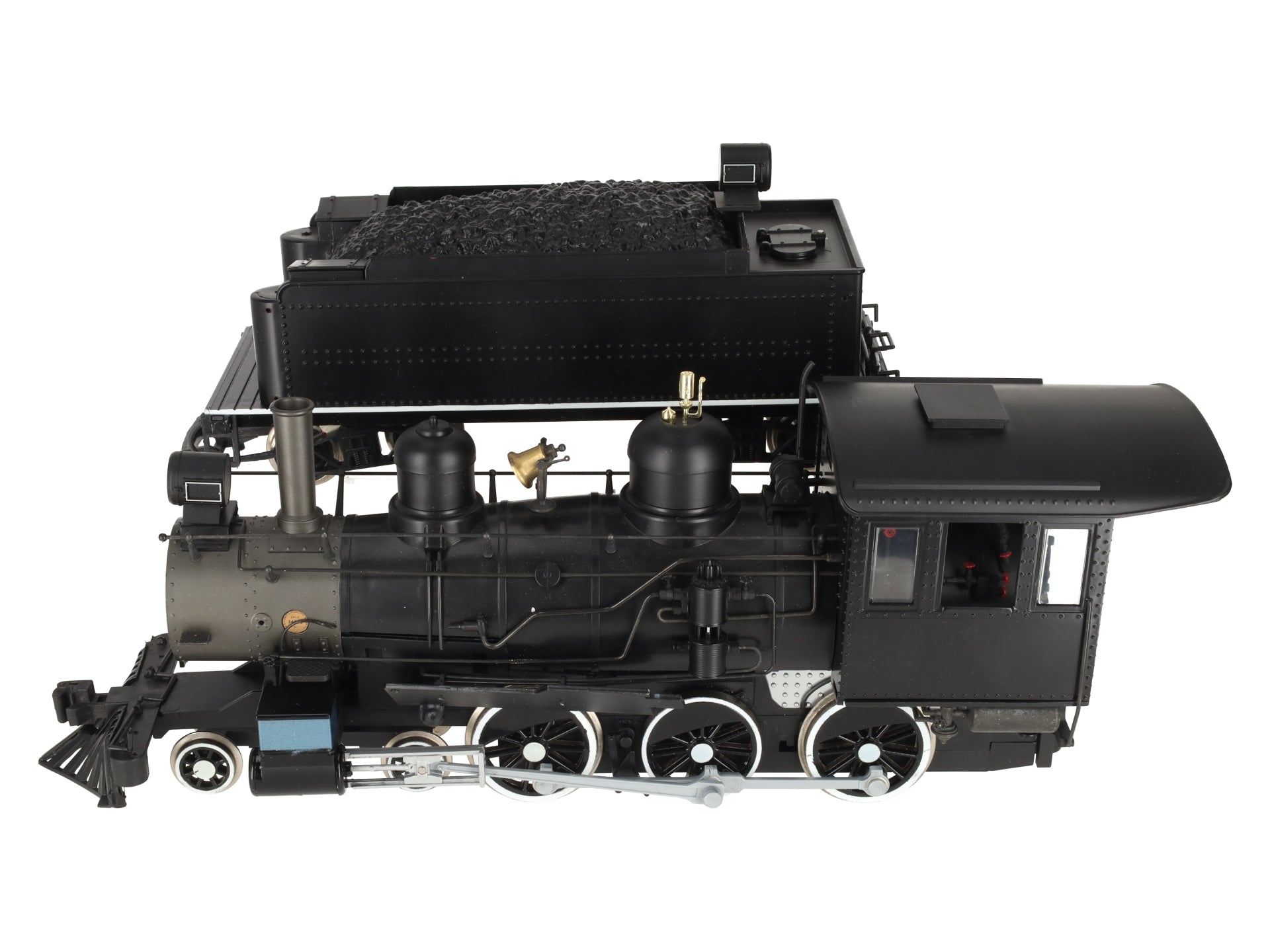 Bachmann 81099 G Scale Unlettered 4-6-0 Steam Locomotive & Tender VG