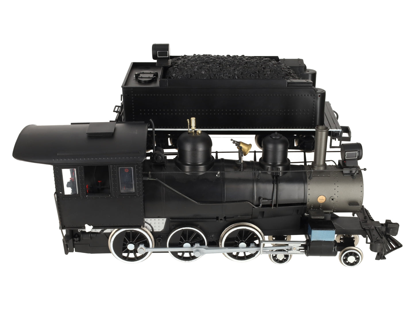 Bachmann 81099 G Scale Unlettered 4-6-0 Steam Locomotive & Tender VG