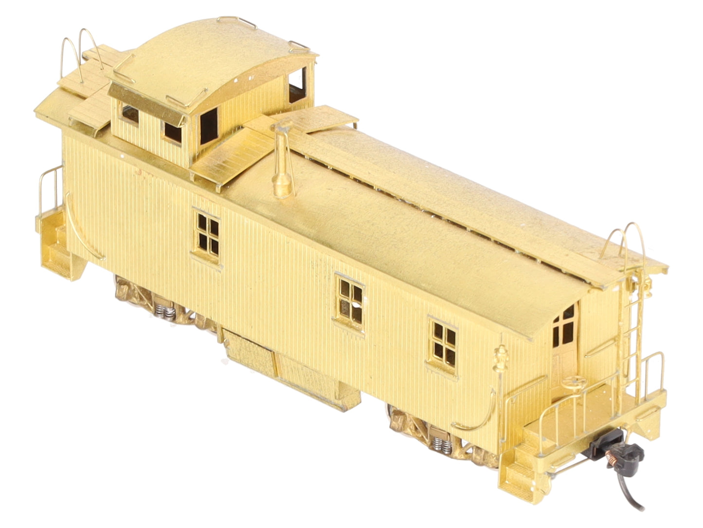 Pecos River Brass HO Scale BRASS Santa Fe Wood Caboose - 1950's Version EX/Box