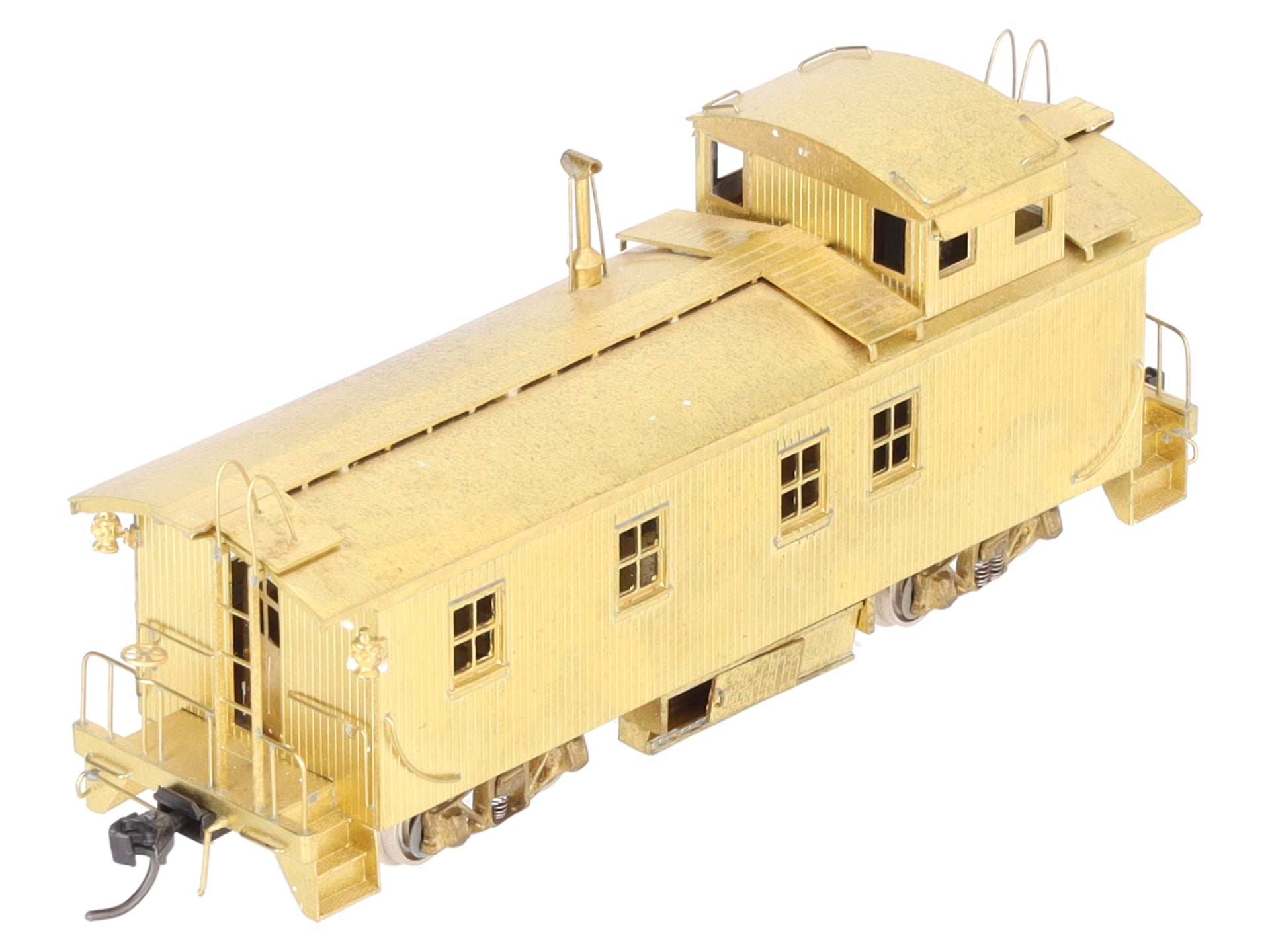 Pecos River Brass HO Scale BRASS Santa Fe Wood Caboose - 1950's Version EX/Box