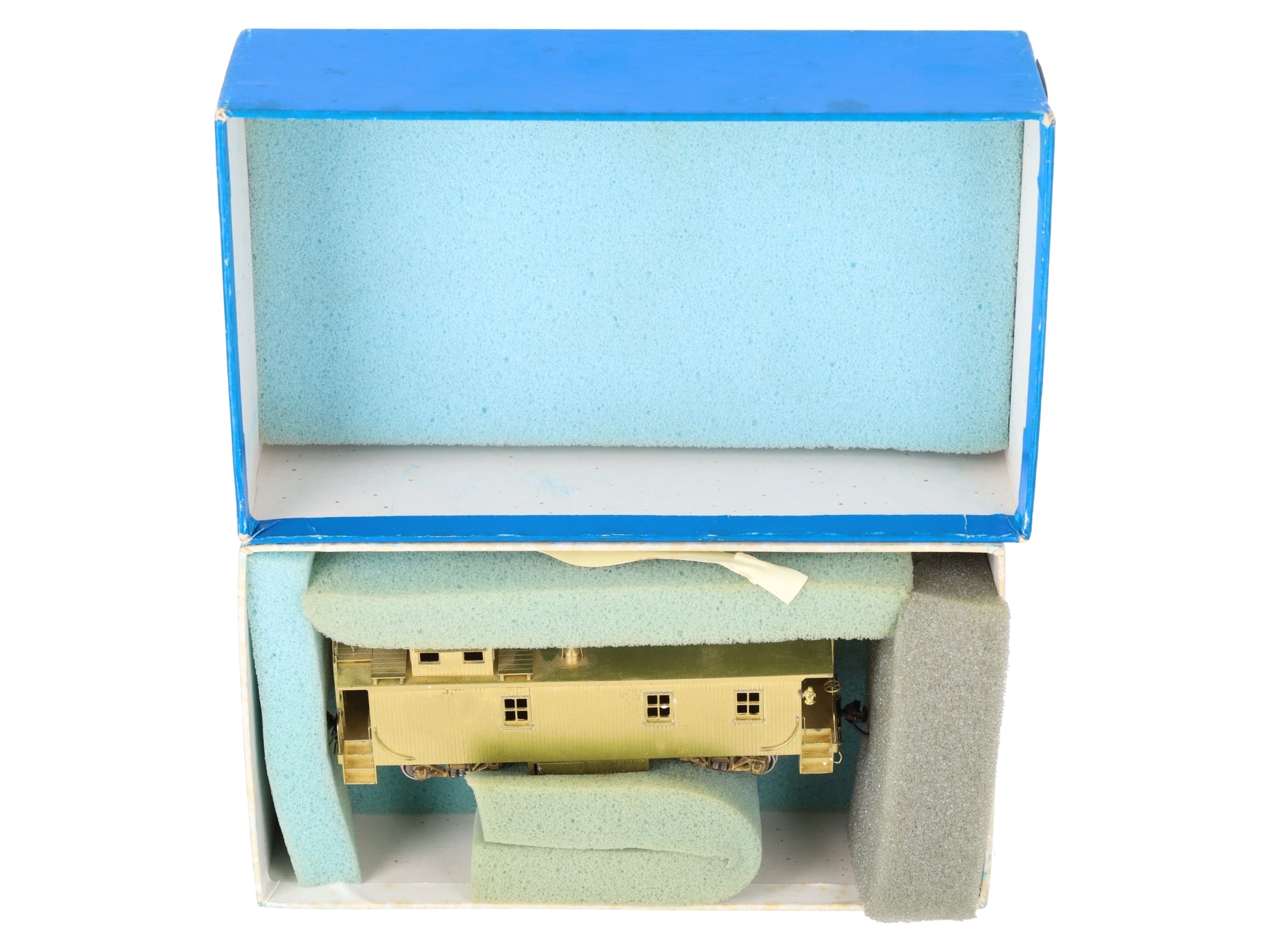 Pecos River Brass HO Scale BRASS Santa Fe Wood Caboose - 1950's Version EX/Box
