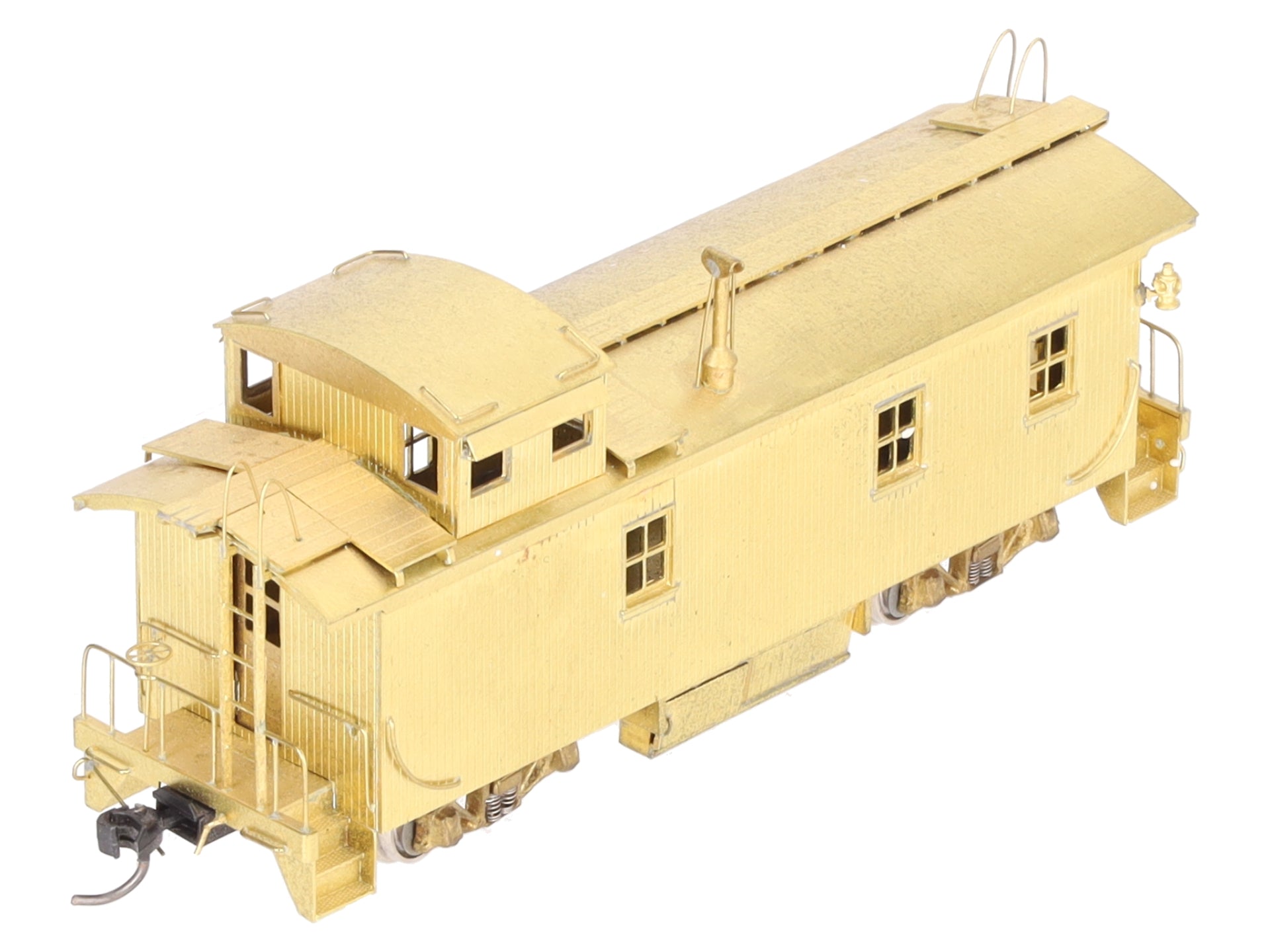 Pecos River Brass HO Scale BRASS Santa Fe Wood Caboose - 1950's Version EX/Box