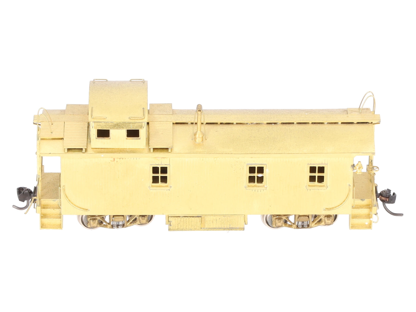 Pecos River Brass HO Scale BRASS Santa Fe Wood Caboose - 1950's Version EX/Box