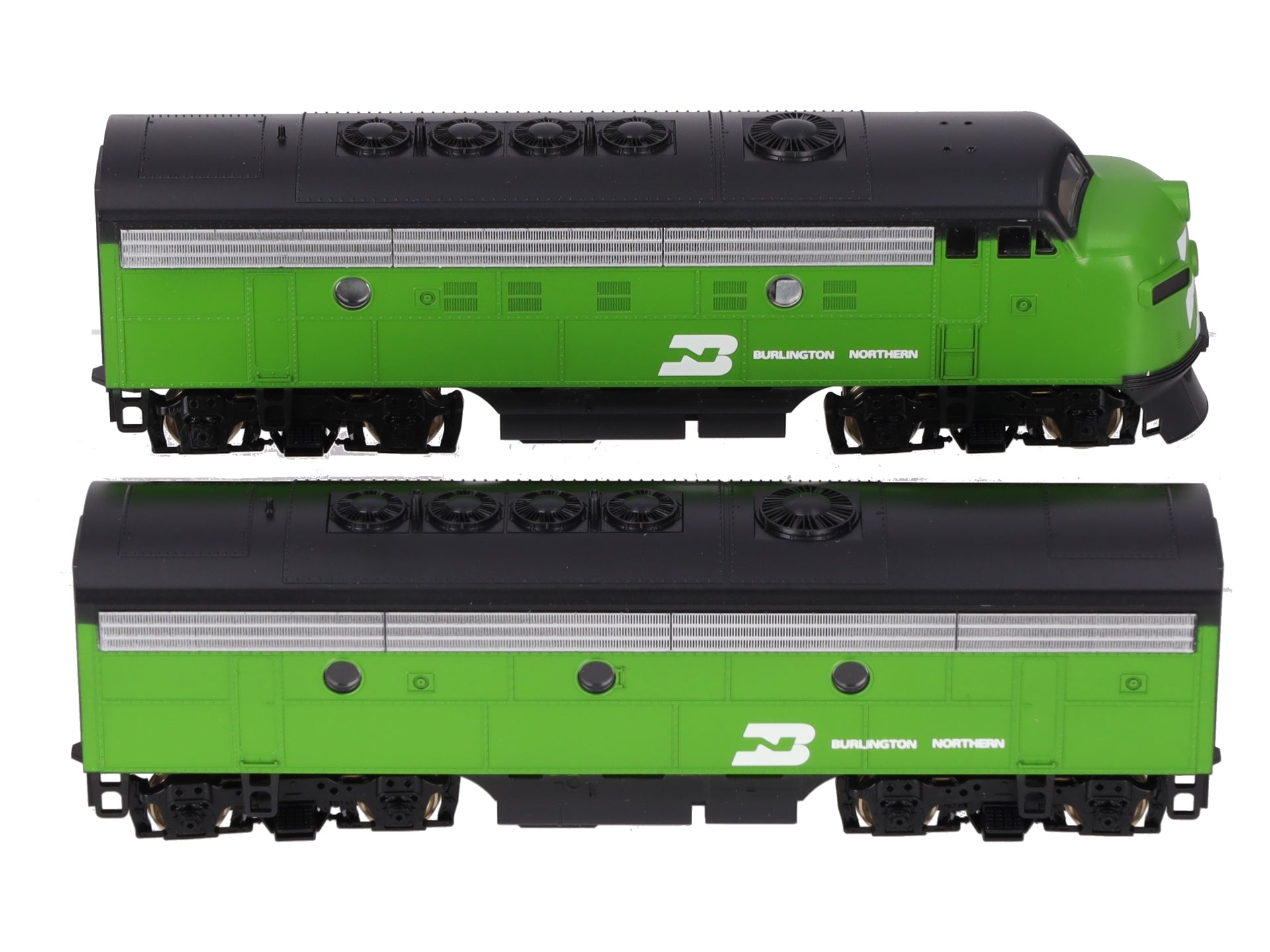 Stewart 5911 HO Scale Burlington Northern EMD F9 A/B Diesel Locomotive Set LN/Box