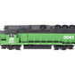 Roundhouse 18240 HO Burlington Northern GP40-2 Diesel Locomotive #3041 LN/Box