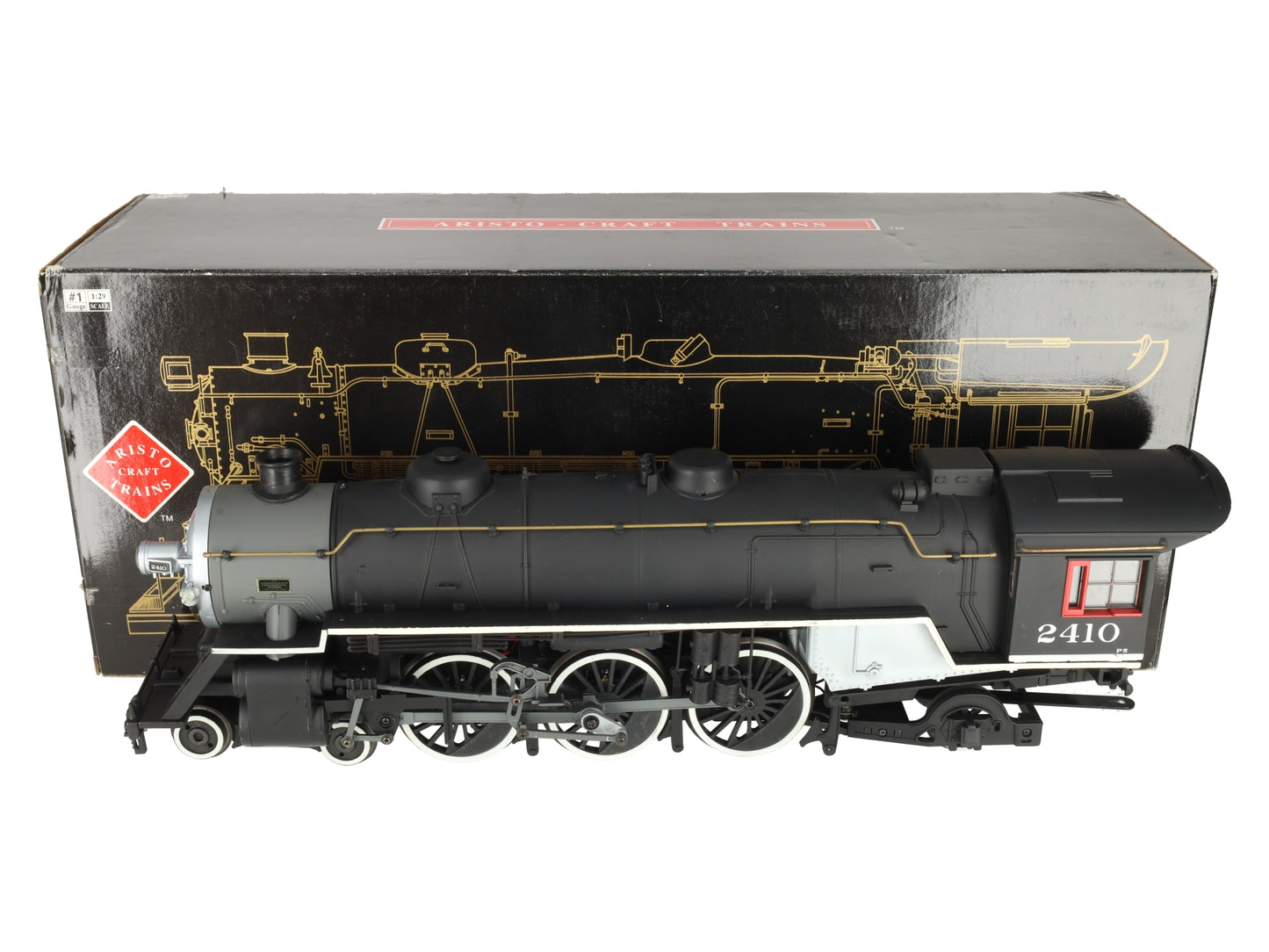 Aristo-Craft 21410 G Southern Pacific 4-6-2 Steam Locomotive Only w/ Sound #2410 EX/Box