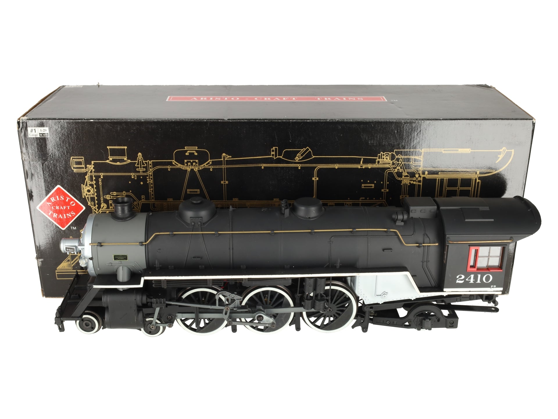 Aristo-Craft 21410 G Southern Pacific 4-6-2 Steam Locomotive Only w/ Sound #2410 EX/Box