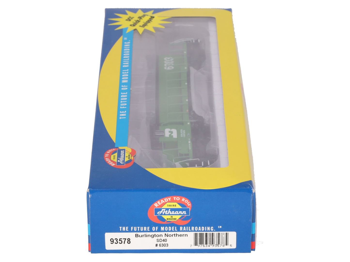 Athearn 93578 HO Scale Burlington Northern SD40 Diesel Locomotive #6303 LN/Box