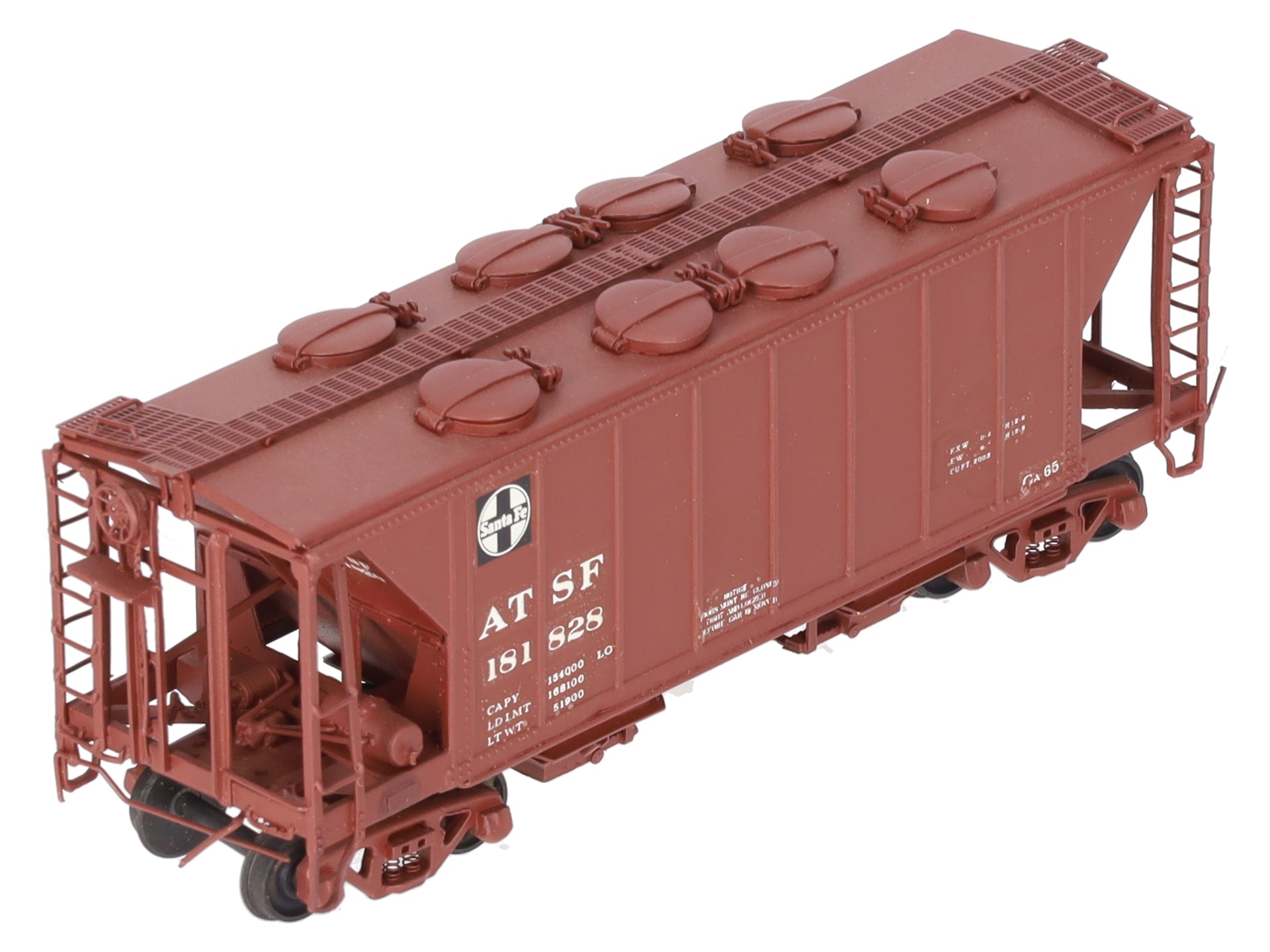 Pecos River Brass 2606 Custom Painted ATSF 34' Covered Hopper #181828/Box