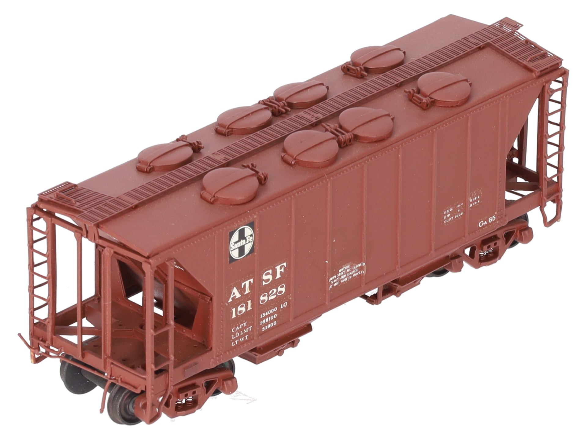 Pecos River Brass 2606 Custom Painted ATSF 34' Covered Hopper #181828/Box