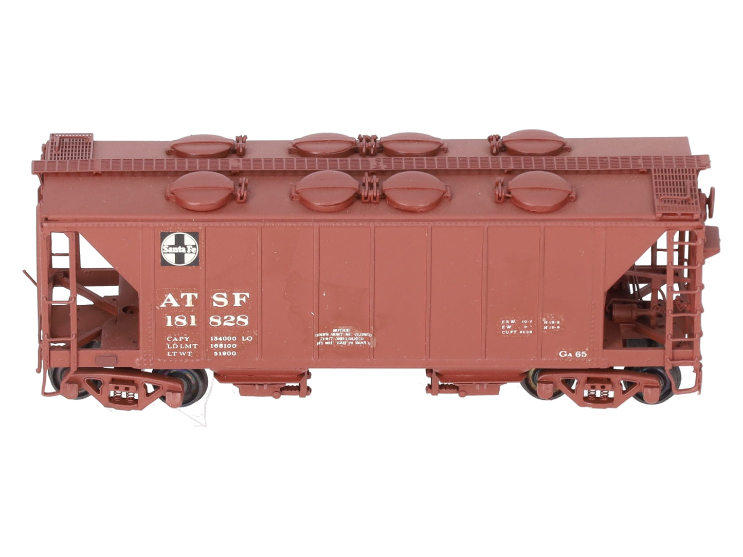 Pecos River Brass 2606 Custom Painted ATSF 34' Covered Hopper #181828/Box