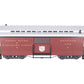 LGB 33840 G Sandy River & Rangeley Lakes Baggage Car #8 w/ Metal Wheels & Lights LN/Box