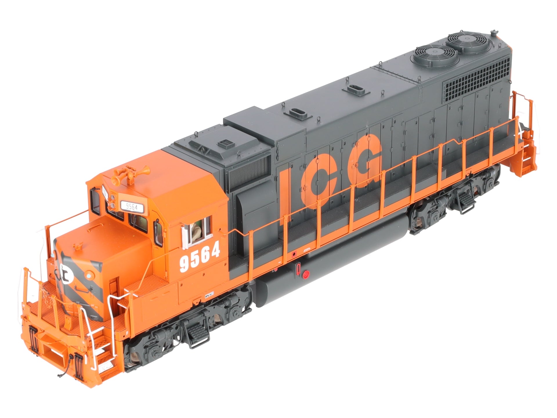 MTH 22-21308-2 O Illinois Central Gulf GP38-2 Diesel Loco w/Proto-Sound 3.0 LN/Box