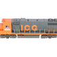 MTH 22-21308-2 O Illinois Central Gulf GP38-2 Diesel Loco w/Proto-Sound 3.0 LN/Box