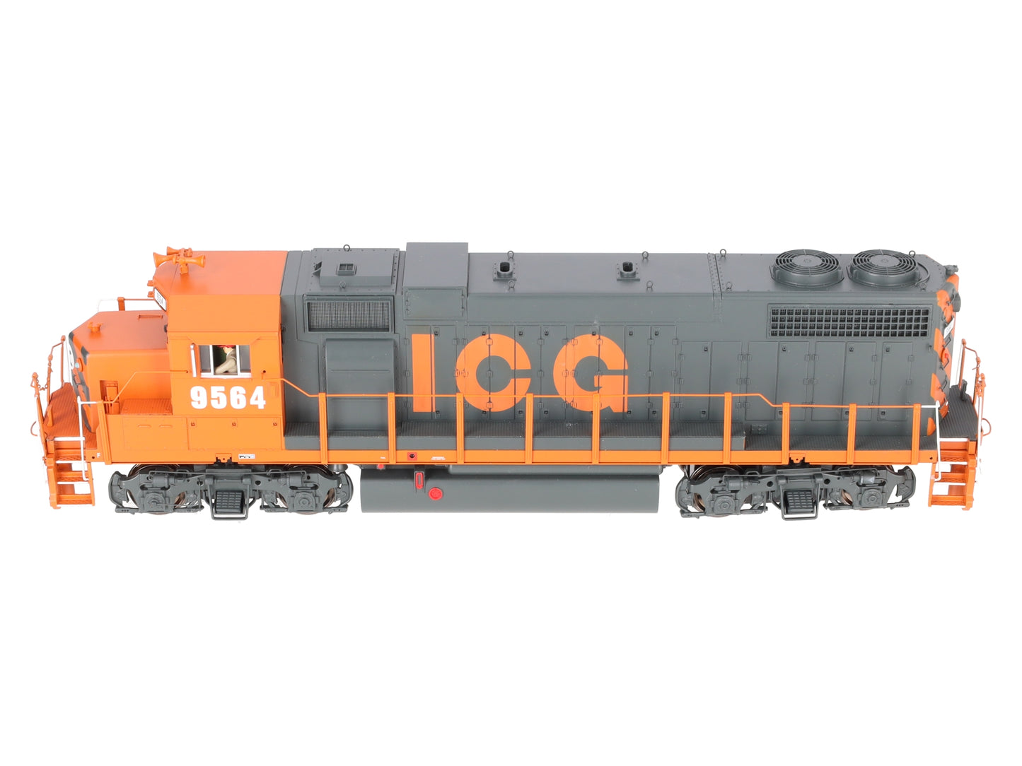MTH 22-21308-2 O Illinois Central Gulf GP38-2 Diesel Loco w/Proto-Sound 3.0 LN/Box