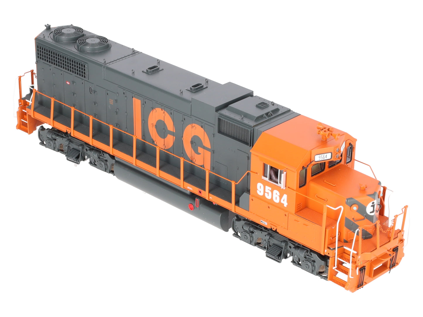 MTH 22-21308-2 O Illinois Central Gulf GP38-2 Diesel Loco w/Proto-Sound 3.0 LN/Box