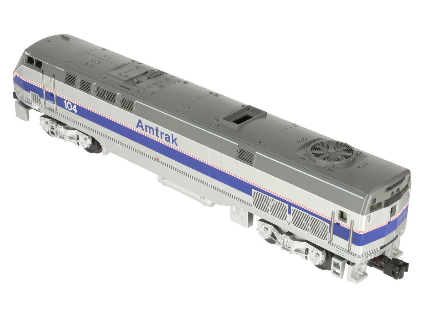 MTH 20-2229-1 O Gauge Amtrak 5-Stripe Genesis Diesel Engine w/PS2 #104 EX