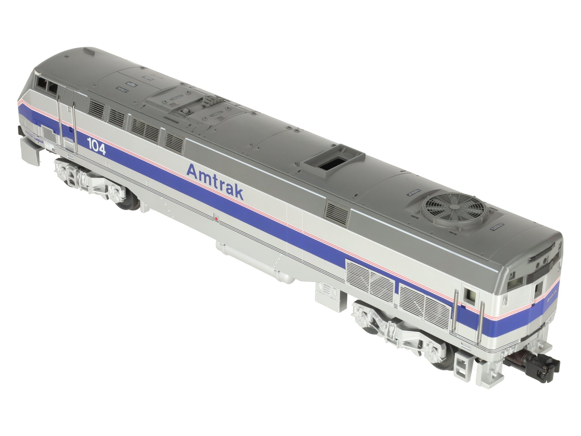 MTH 20-2229-1 O Gauge Amtrak 5-Stripe Genesis Diesel Engine w/PS2 #104 EX