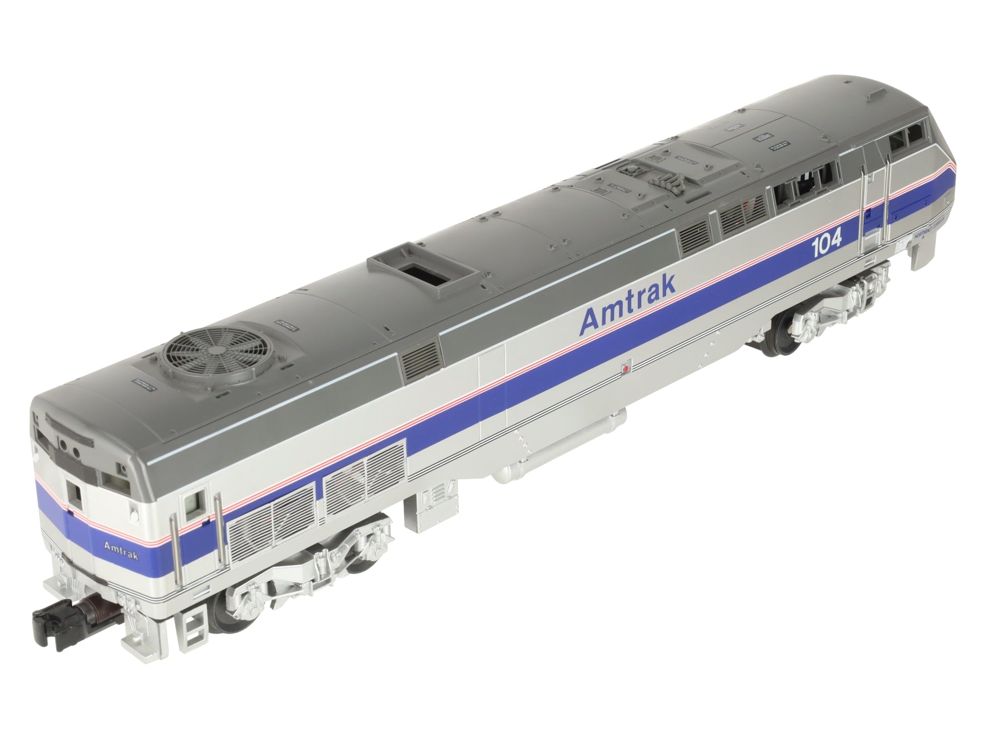 MTH 20-2229-1 O Gauge Amtrak 5-Stripe Genesis Diesel Engine w/PS2 #104 EX