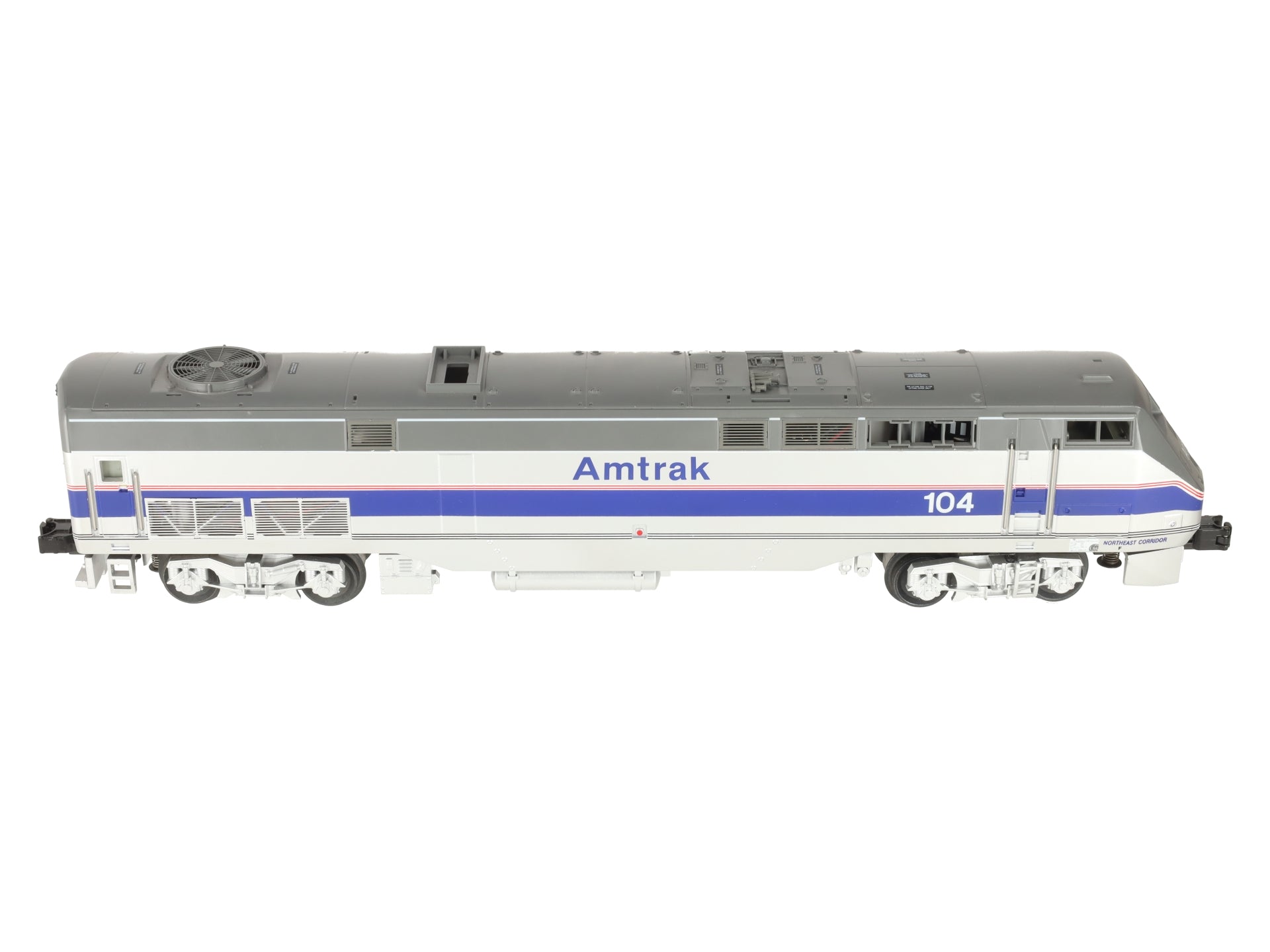 MTH 20-2229-1 O Gauge Amtrak 5-Stripe Genesis Diesel Engine w/PS2 #104 EX
