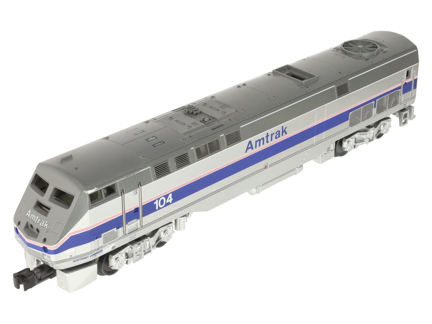 MTH 20-2229-1 O Gauge Amtrak 5-Stripe Genesis Diesel Engine w/PS2 #104 EX