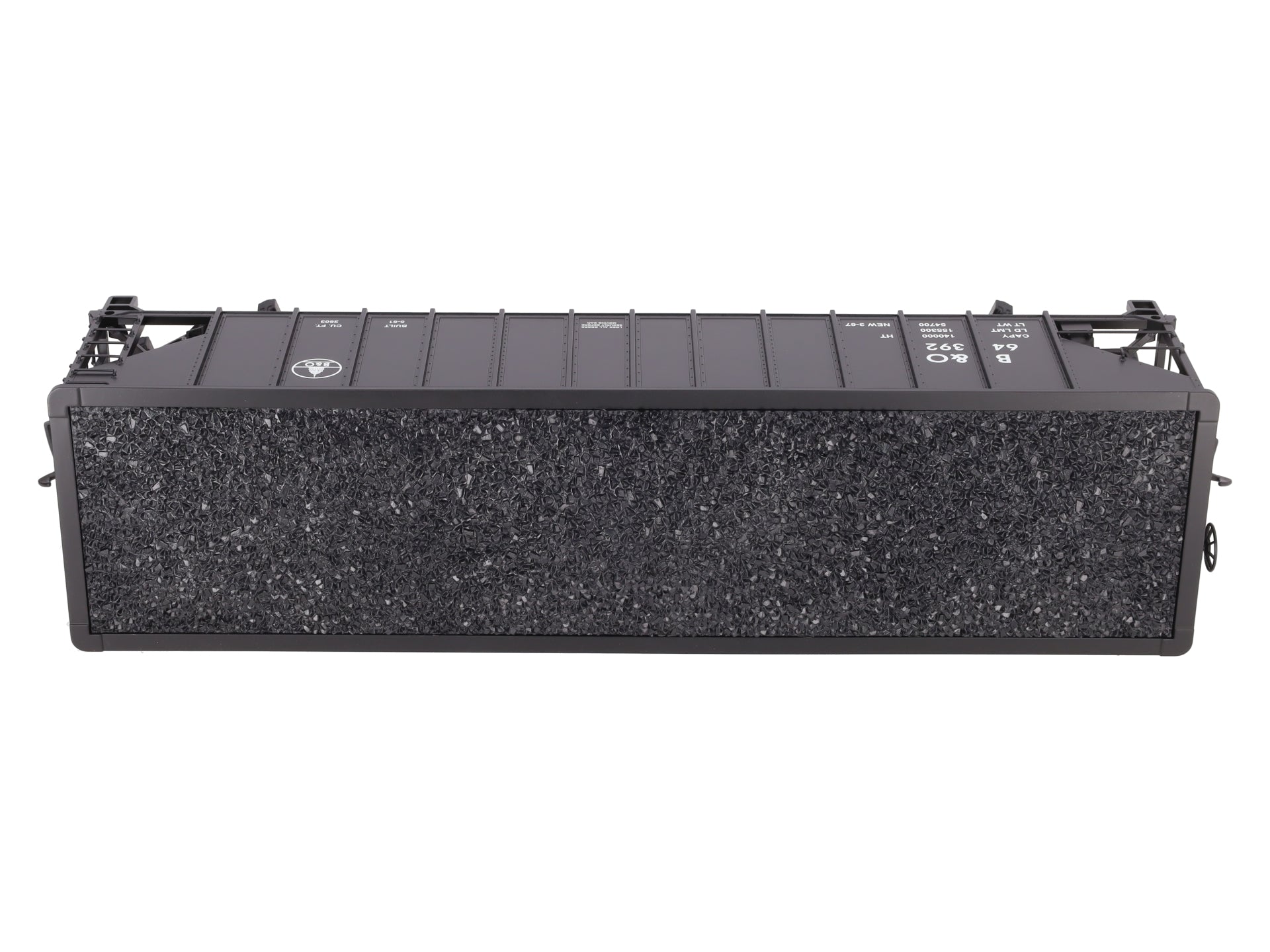 USA Trains R14023 G B&O 70-Ton 3-Bay Coal Hopper with Coal Load #64392 LN/Box