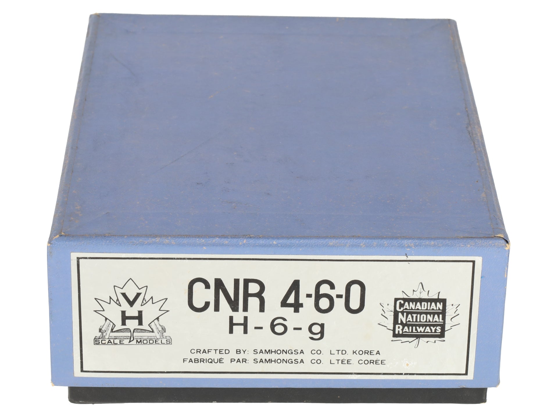 Van Hobbies H-6-G HO BRASS CNR H-6-g 4-6-0 Steam Locomotive & Tender- Unpainted EX/Box
