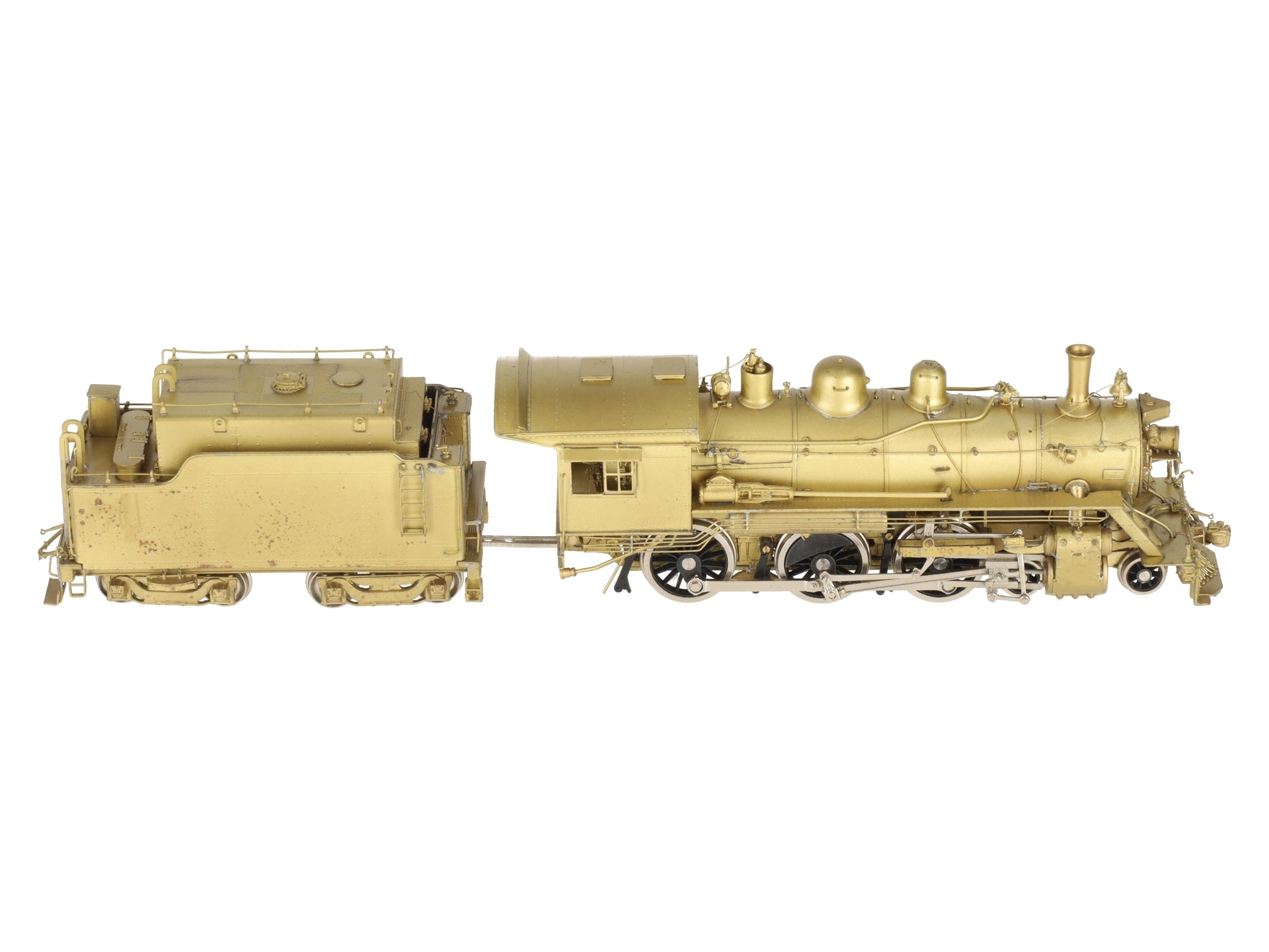 Van Hobbies H-6-G HO BRASS CNR H-6-g 4-6-0 Steam Locomotive & Tender- Unpainted EX/Box