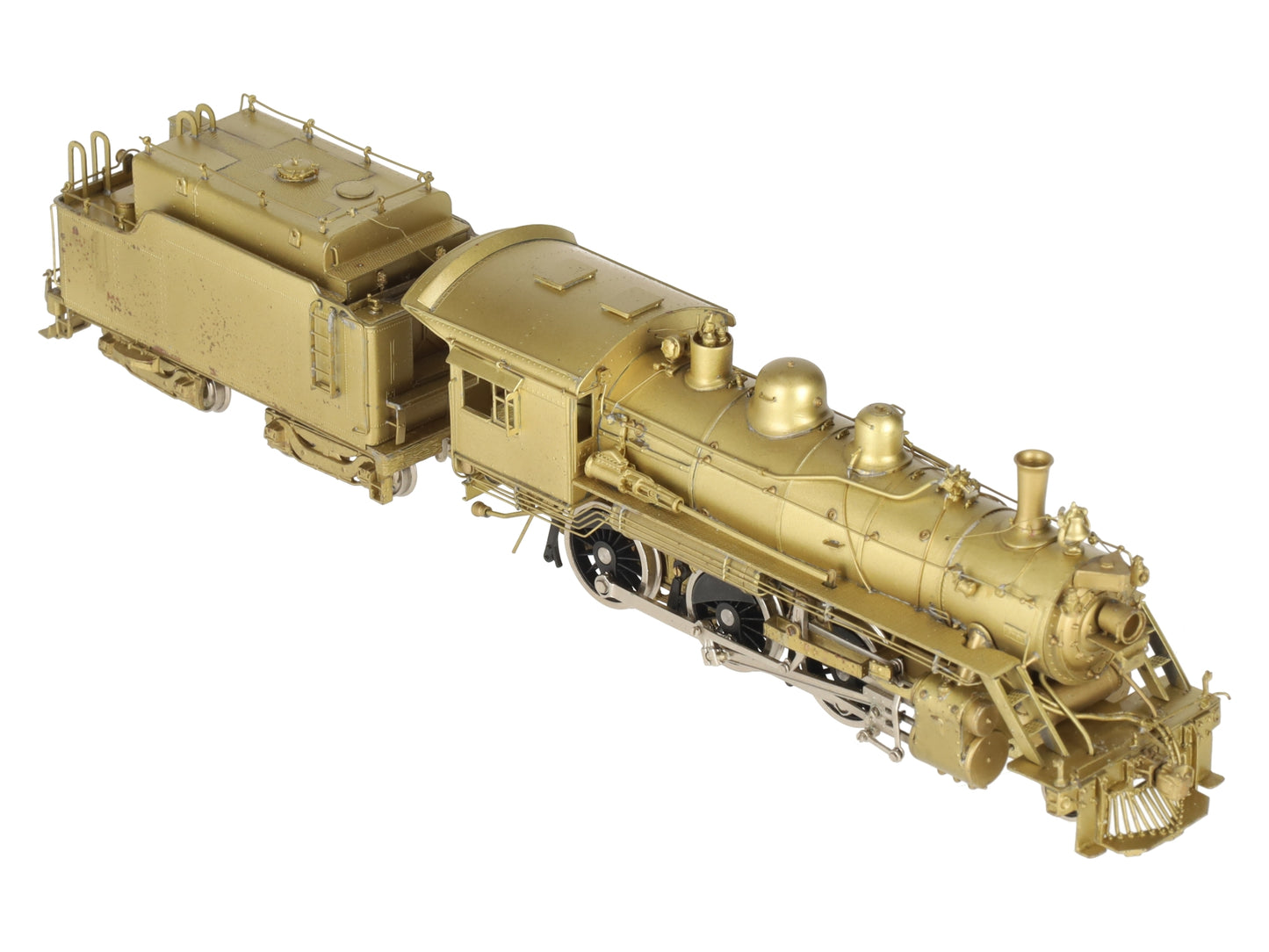 Van Hobbies H-6-G HO BRASS CNR H-6-g 4-6-0 Steam Locomotive & Tender- Unpainted EX/Box