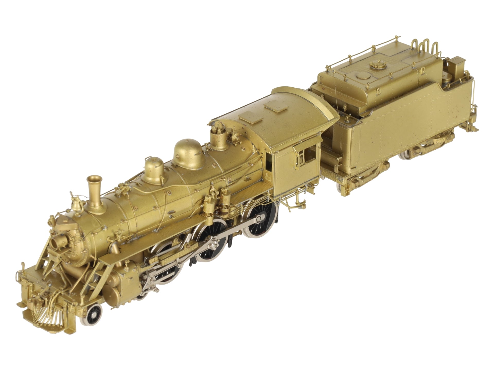Van Hobbies H-6-G HO BRASS CNR H-6-g 4-6-0 Steam Locomotive & Tender- Unpainted EX/Box