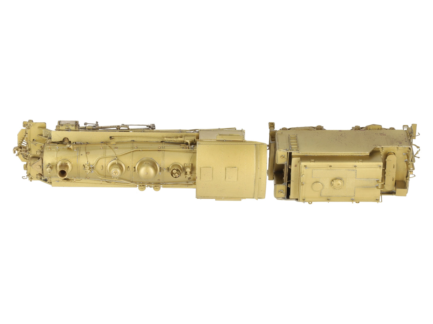 Van Hobbies H-6-G HO BRASS CNR H-6-g 4-6-0 Steam Locomotive & Tender- Unpainted EX/Box